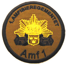 Sweden Swedish Navy Amphibious Amf1 Patch picture