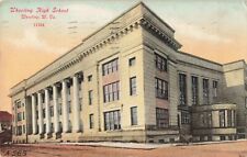 Wheeling High School, Wheeling, West Virginia WV - 1911 Vintage Postcard picture