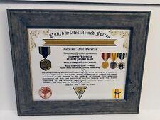 NAVY COMMENDATION MEDAL ~ Vietnam Service Recognition Certificate +FREE PRINTING picture