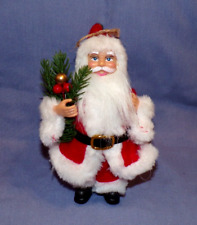 Miniature Dollhouse Santa Claus Doll Christmas Ornament Figurine Red Coat Hat 6
