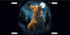 Wolf License Plate Personalized License Plate Add Text picture