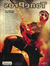 Avenged Sevenfold Zacky Vengeance TonePros Bridge System on Schecter Guitar ad picture