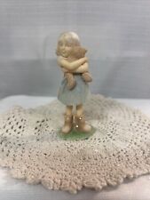 Foundations  By Enesco - Girl With Teddy Bear Figurine - 4050134 - NIB picture