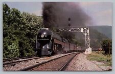 Balcony Falls VA Norfolk Western 611 Streamline Steam Locomotive Postcard P10 picture