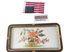 Vintage Tray Decor Us Seller  rectangular with colorful design picture