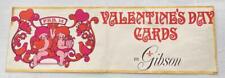 Original GIBSON Valentine's Day Cards Display Banner Sign Hallmark store Cupids picture