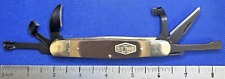 Schrade Old Timer 24OT Splinter Carving Woodworking Pocket Knife 6 Tools USED picture