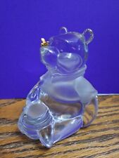 Lenox Crystal Winnie The Pooh With Gold Butterfly 4.5'' High picture