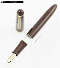 Vintage Staedtler Fountain Pen rare color Dark Brown gold plated OM nib (1950's) picture