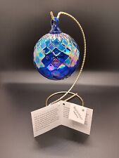 Glass Eye Studio September Sapphire Ornament With Original Tag picture