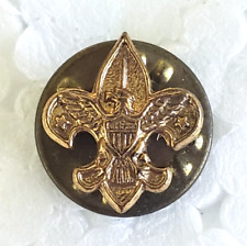 Antique BSA Boy Scouts of America Tenderfoot Gold Tone Tie Tack Pin 7/16