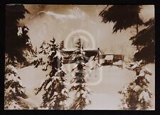 Beautiful Photo of Mt. Baker Lodge in Winter, Washington. C 1930's Christmas  picture