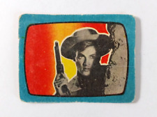 Vintage 1964 Figuritas Disney Argentina Card Cowboy Gunfighter Western Series  picture
