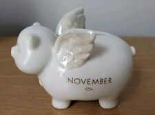 Flying Pig Birth Month Piggy Bank 