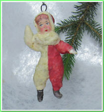 🎄Vintage antique Christmas spun cotton ornament figure #12524 picture