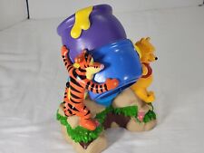 Vintage Disney's Winnie The Pooh & Tigger With Honey Pot Dixie Cup Dispenser picture