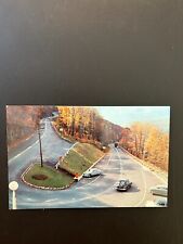 The famous hairpin turn on Mohawk Trail Massachusettes postcard picture