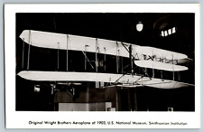 RPPC Vintage Postcard - Original Wright Brothers Aeroplane of 1903 - Real Photo picture