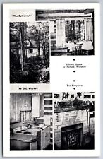 Bailey's Harbor Door County WI~The Butternut~Anclam Cottages~GE Kitchen~1950 B&W picture