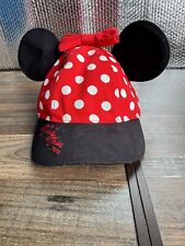 Minnie Mouse Hat Youth Girls Polka Dot Baseball Cap Ears Disneyland Disney Alana picture