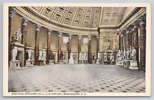 Postcard East Side Statuary Hall US Capitol BS Reynolds Washington DC picture
