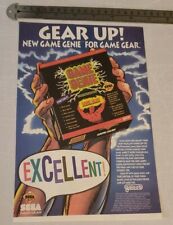 Game Genie Excellent RARE Advertisement (1993) picture