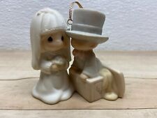 Vtg 1991 Enesco Precious Moments Our First Christmas Together Ornament Figurine picture