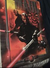 Vintage 1999 Star Wars Ep. 1 At A Glance 24x36 Poster 1800 SW Darth Maul Sealed picture