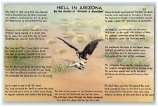1948 Hell In Arizona Poems By Arizona A Paradise Lordsburg NM Vintage Postcard picture