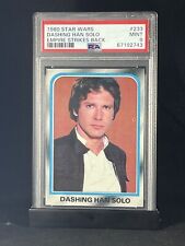 1980 Topps Star Wars #233 Dashing Han Solo Harrison Ford PSA 9 MINT picture