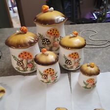 Sears Roebuck 1978 MERRY MUSHROOM CANISTER SET picture