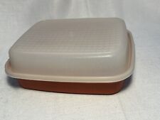 Tupperware Vintage Meat Marinade Containers Paprika Red #1294 picture