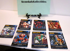 DC COMICS CRYPTOZOIC 2012 DECK BUILDING CARD GAME OVERSIZED PROMO CARDS LOT OF 7 picture