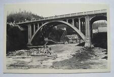 Depoe Bay OR Tradewinds Sportfisher Boat; Bridge Vintage RPPC Oregon Postcard picture