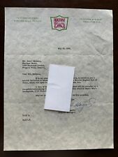 Original Letter of Invitation Grand Opening Houdini Magical Hall of Fame 1968 picture
