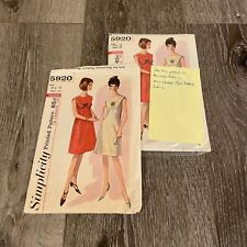 Vintage Simplicity Women's Dress Sewing Pattern #5920 picture