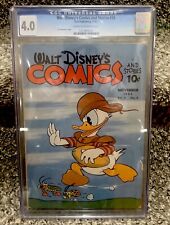 Walt Disney's Comics and Stories #26  1942  CGC 4.0  Donald Duck Football picture