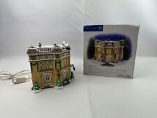 Department 56 The Original Snow Village Bank & Trust Christmas #55002 Lighted picture