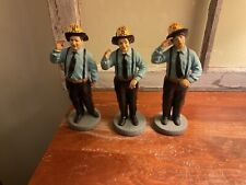Three Stooges Fireman 3 PC. FIG. Retired - 1999 LT. Ed picture