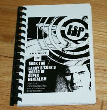 WORLD OF SUPER MENTALISM (Becker, 1998 3rd print)-- get this  --TMGS Book-MANIA picture