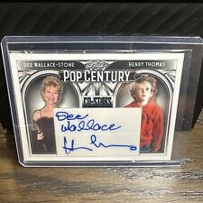 Dee Wallace-Stone Henry Thomas 2024 Leaf Pop Century Co-Stars Dual Auto #1/1 picture
