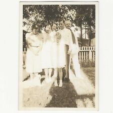 Vintage Snapshot Photo 1930s Family Portrait Pretty Filtered Light picture