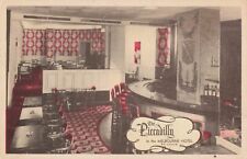 The Piccadilly Bar Melbourne Hotel St. Louis Missouri MO c1930 Postcard picture