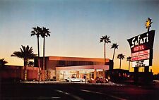 Scottsdale AZ Arizona Safari Hotel Pool Al Beadle Architect Vtg Postcard C23 picture
