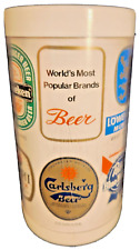 Vintage World's Most Popular Brands of Beer Logo and Location Advertisement Mug. picture