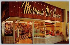 Portland, Oregon OR - Morrow's Nut House - Shopping Center - Vintage Postcard picture