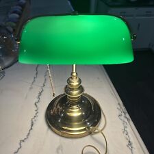 Underwriters Laboratories Portable Lamp vintage Bankers Lamp Green Light picture