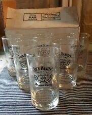 Set Of 6 Vintage LIBBEY Jack Daniels Old Time No 7 Barware Cocktail Glasses 12oz picture