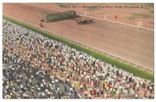Oceanport New Jersey c1940's Monmouth Park Race Track, Horse Race picture