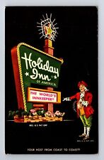 Iowa City IA-Iowa, Holiday Inn, Advertisement, Vintage c1969 Postcard picture